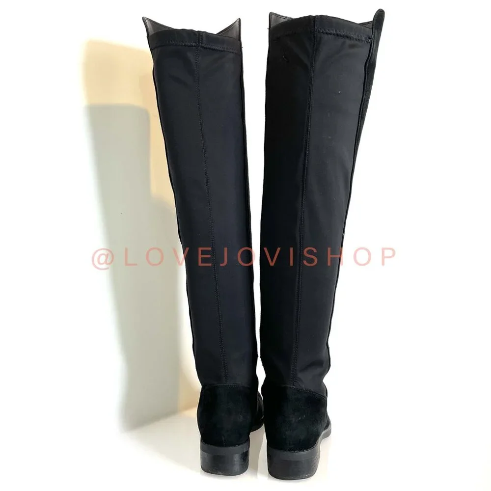 Boots | Blondo Black Suede Over-the-Knee Waterproof | Classic Minimalist Flats 9